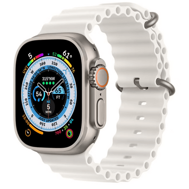 Apple Watch Ultra GPS + Cellular 49mm (браслет Ocean Band белый, IP6X)