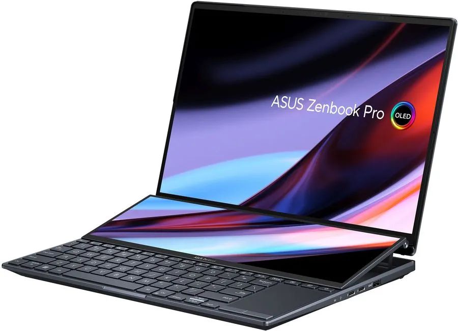 Ультрабук Asus ZenBookPro 14 Duo OLED UX8402VU-P1036W 14.5″/Core i7/16/SSD 1024/4050 для ноутбуков/Windows 11 Home 64-bit/черный— фото №2