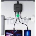Зарядное устройство сетевое UGreen USB-C x 3 + USB-A Desktop Fast Charger, 100Вт, черный— фото №2