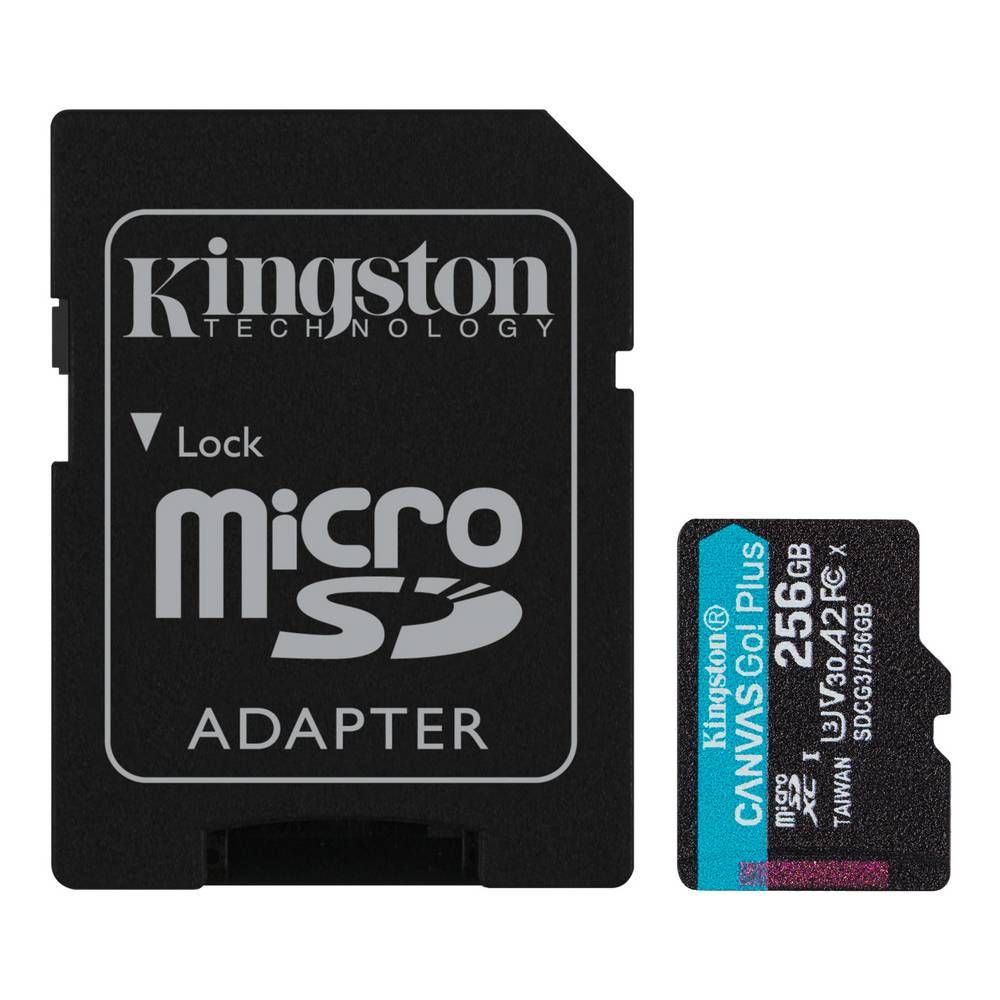 Карта памяти microSDXC Kingston Canvas Go Plus, 256GB— фото №0