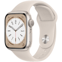 Apple Watch Series 8 GPS 45mm (корпус - сияющая звезда, спортивный ремешок цвета сияющая звезда, IP6X)— фото №0