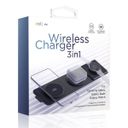 Зарядное устройство беспроводное VLP Wireless Charger 3 в 1 для Samsung, 15Вт, черный— фото №1