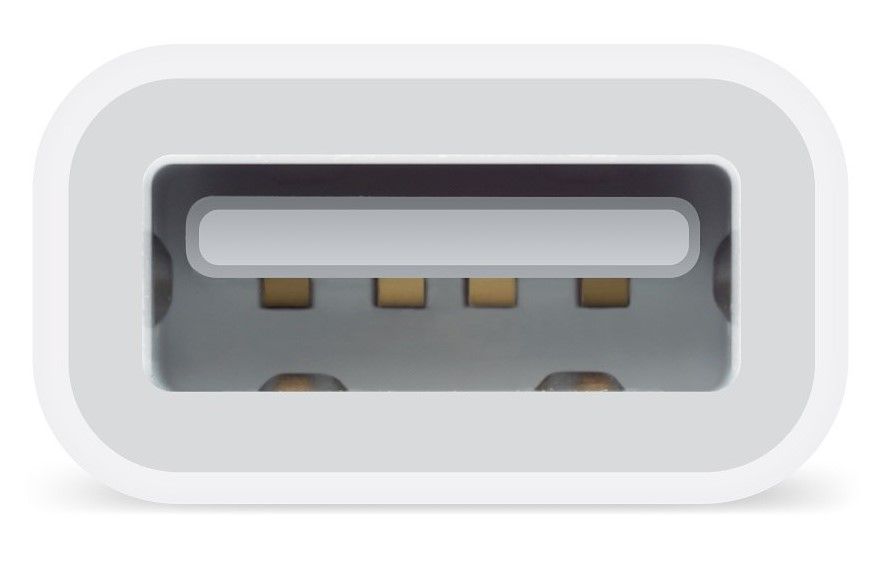 Адаптер Apple Lightning/USB A, белый— фото №1