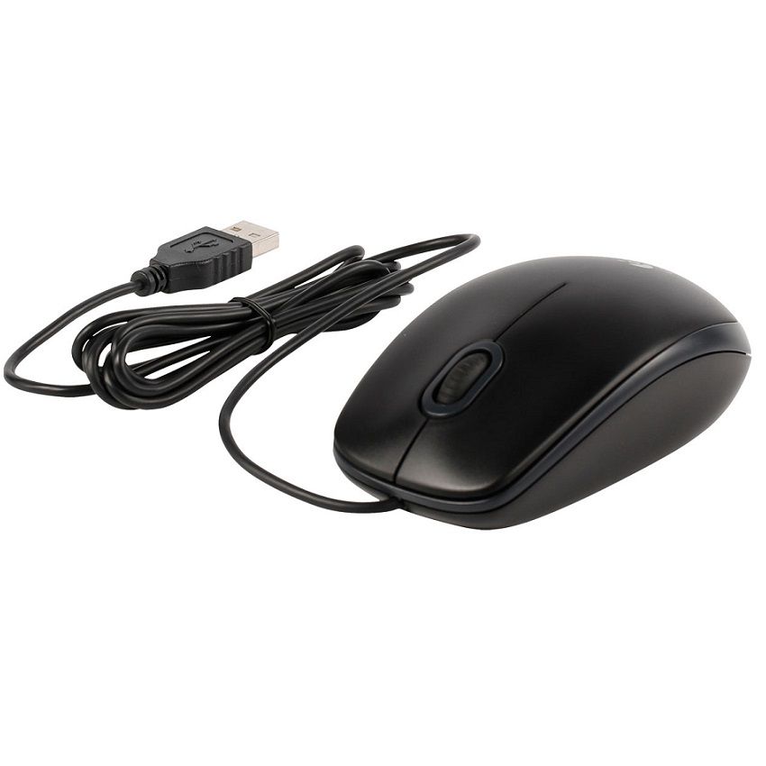 Мышь Logitech B100 Optical USB, черный— фото №2