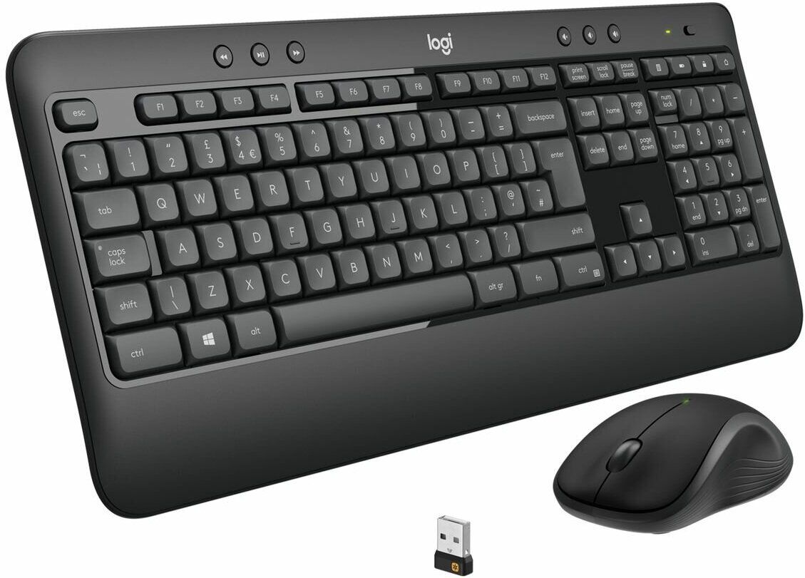 Клавиатура и мышь беспроводная Logitech MK540, черный— фото №0