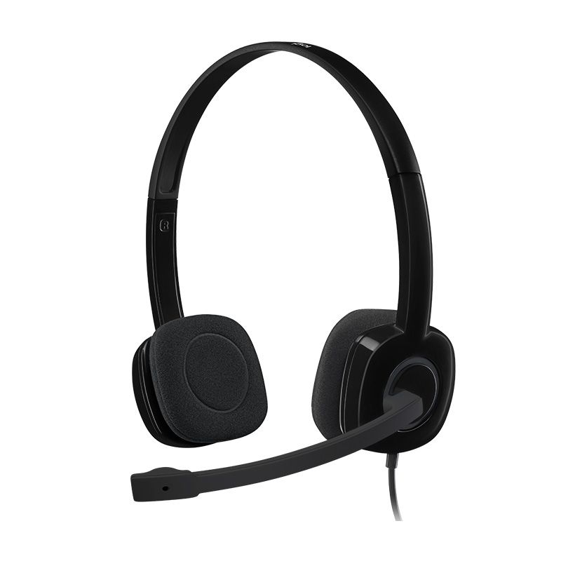 Гарнитура Logitech Stereo Headset H151, черный— фото №0