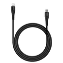 Кабель CANYON USB-C / Lightning, 1,2м, черный— фото №1