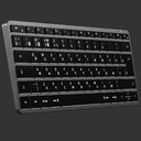 Клавиатура Satechi Slim X1 Bluetooth Backlit Keyboard, серый космос— фото №6