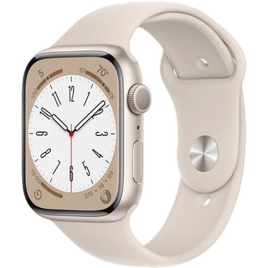 Apple Watch Series 8 GPS 41mm (корпус - сияющая звезда, спортивный ремешок цвета сияющая звезда, IP6X)