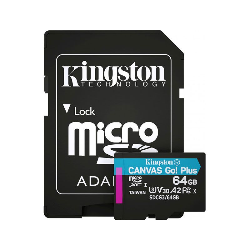 Карта памяти microSDXC Kingston Canvas Go Plus, 64GB— фото №5