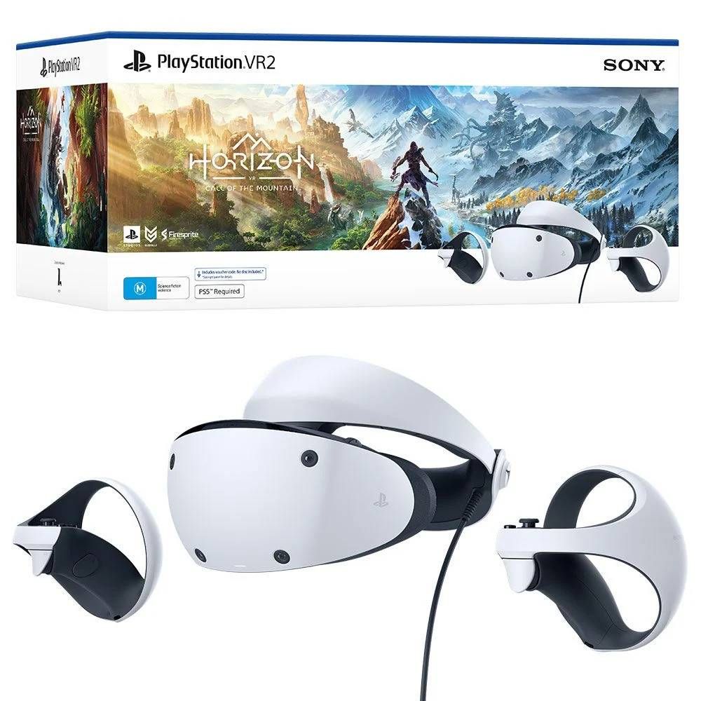 Шлем виртуальной реальности Sony PlayStation VR2 + игра Horizon Call of the Mountain VCH— фото №0