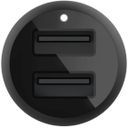 Зарядное устройство автомобильное Belkin Dual USB-A, 24Вт, черный— фото №3