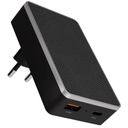 Зарядное устройство сетевое VLP Dual wall charger, 20Вт, черный— фото №0