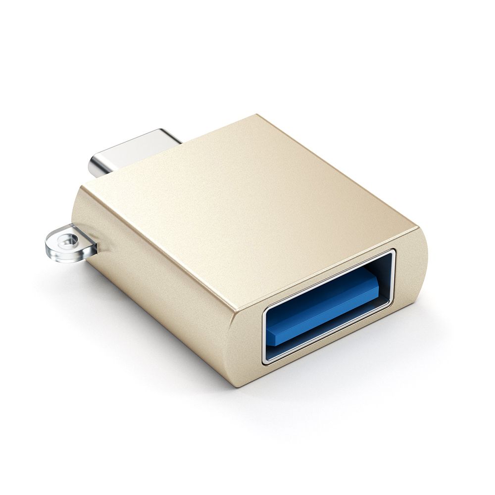 Адаптер Satechi Type-C USB 3.0 USB / USB-C, золотой— фото №0
