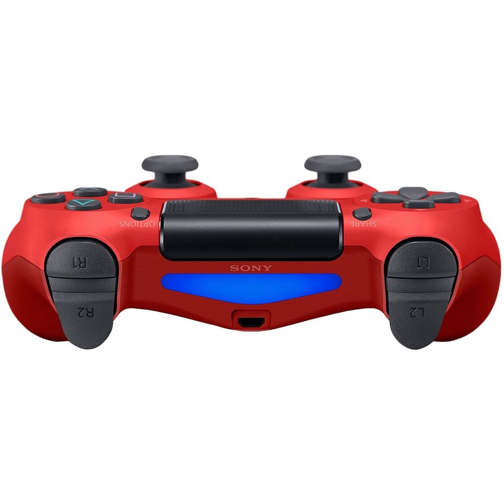 Беспроводной контроллер Sony Dualshock 4, красный— фото №2