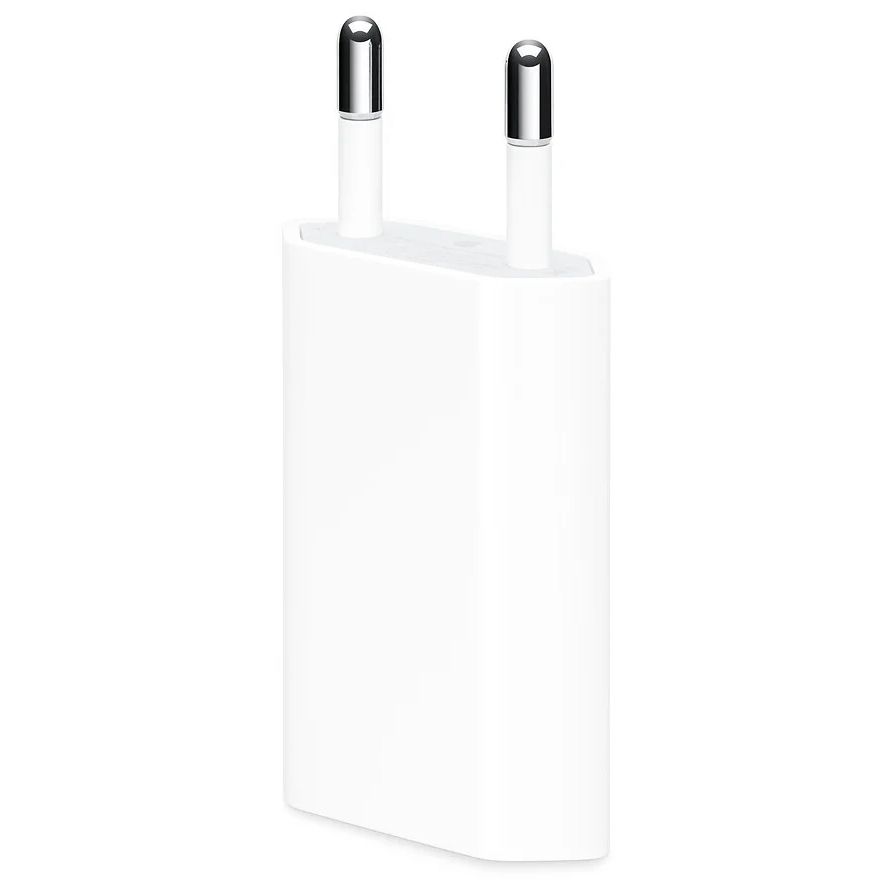 Зарядное устройство сетевое Apple USB, 5Вт, белый— фото №1