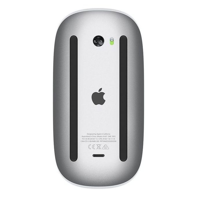 Мышь Apple Magic Mouse 3, беспроводная, белый+серебристый— фото №2