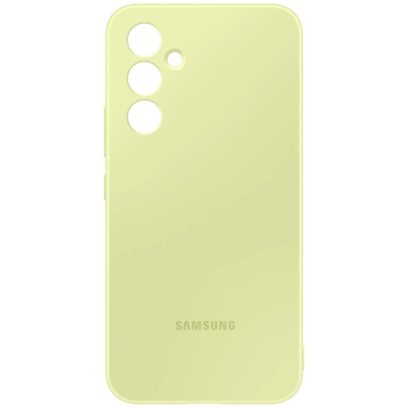 Чехол-накладка Samsung Silicone Cover для Galaxy A54, силикон, лайм— фото №2