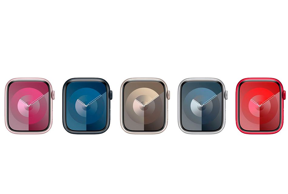 Apple Watch Series 9  (корпус - сияющая звезда, 45mm ремешок Sport Band сияющая звезда, размер M/L)— фото №3