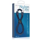 Кабель VLP Nylon Cable USB / Lightning, 1,2м, темно-синий— фото №1