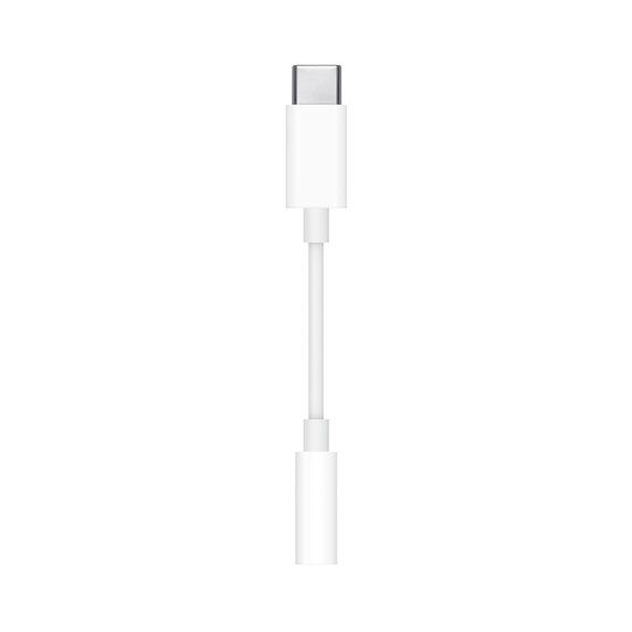 Адаптер Apple USB-C to 3.5mm jack USB-C / jack 3.5mm, белый— фото №0