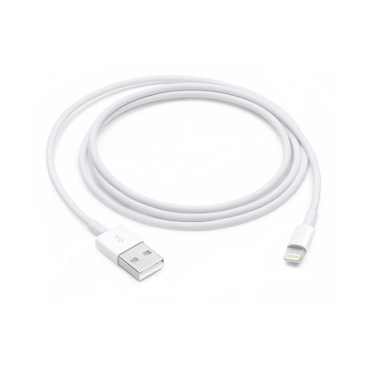 Кабель Apple Lightning to USB USB / Lightning, 1м, белый— фото №0