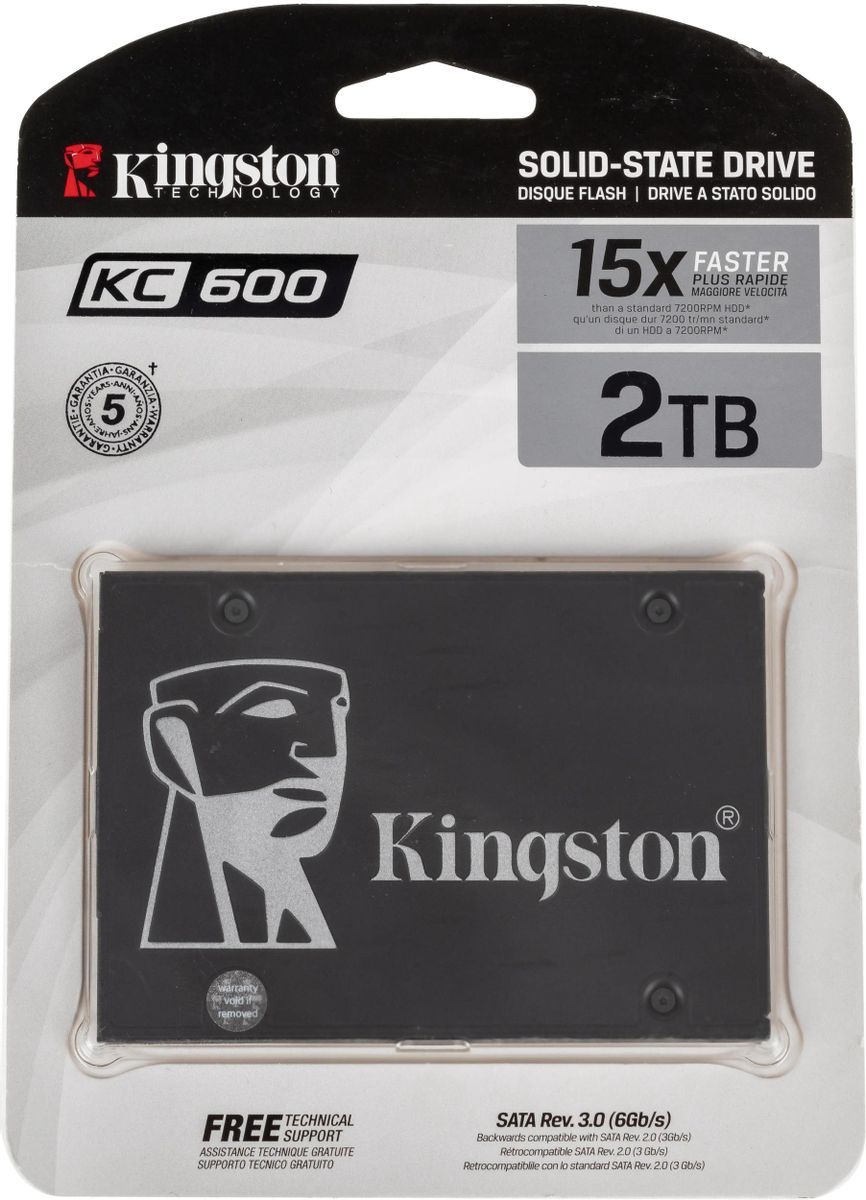 SSD Накопитель Kingston KC600 2048GB— фото №2