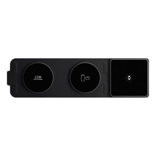Зарядное устройство беспроводное VLP Wireless Charger 3 в 1 для Samsung, 15Вт, черный— фото №0
