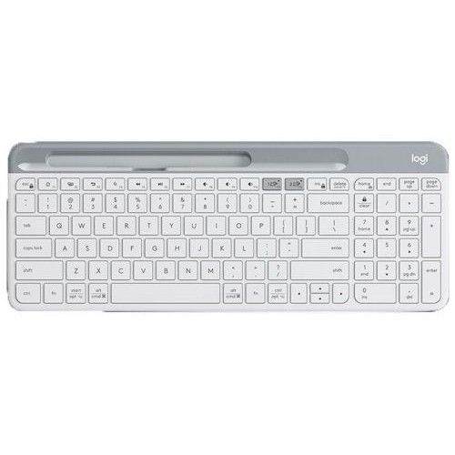 Клавиатура Logitech K580 Slim Multi-Device Bluetooth, белый+серый— фото №0