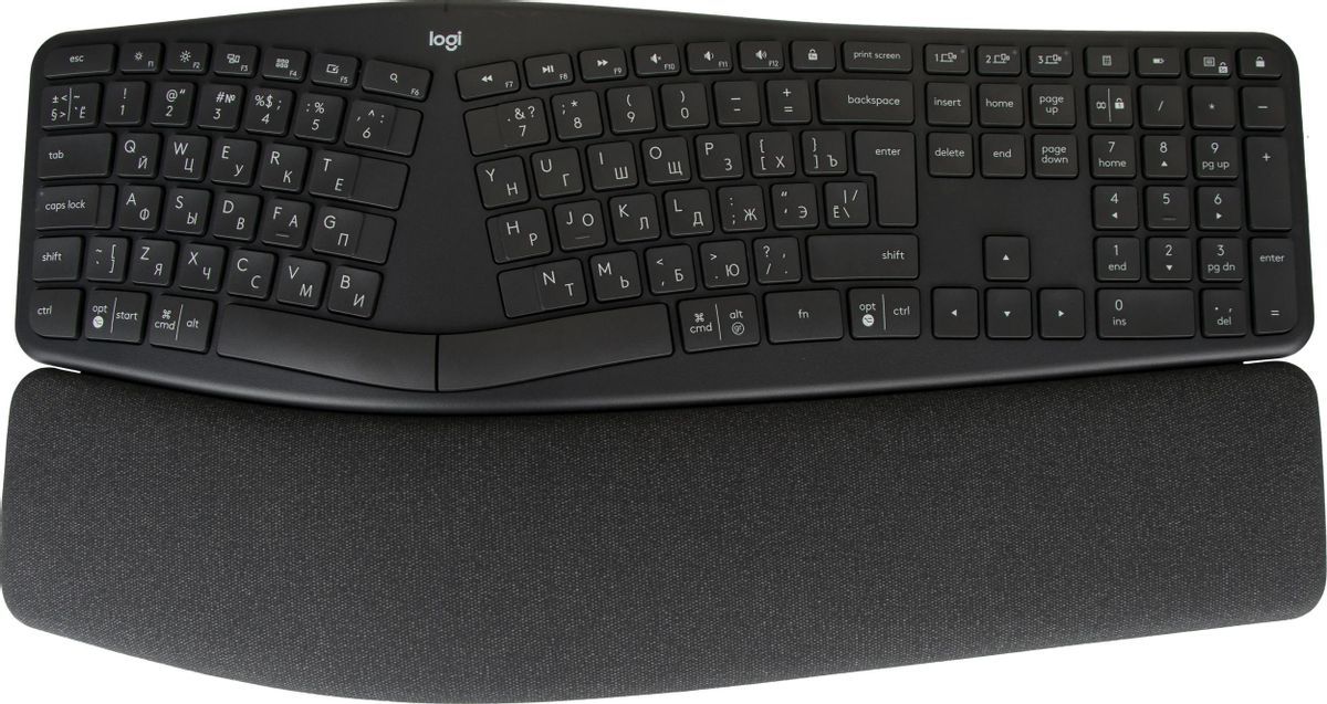 Клавиатура Logitech ERGO K860, черный— фото №0