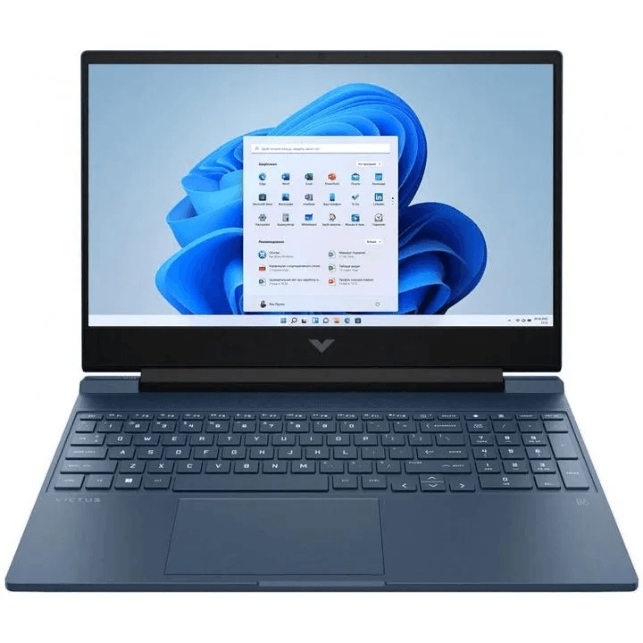 Ноутбук HP Victus 15-fa1093dx 15.6″/8/SSD 512/синий— фото №0