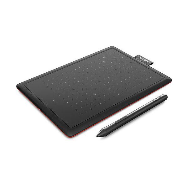 Графический планшет Wacom One 2 Small, Формат А6, Черный с красным— фото №1
