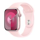 Apple Watch Series 9 + Cellular  (корпус - розовый, 45mm спортивный ремешок розовый)— фото №0
