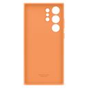Чехол-накладка Samsung Silicone Case для Galaxy S23 Ultra, силикон, оранжевый— фото №1
