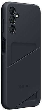 Чехол-накладка Samsung Card Slot Cover для Galaxy A14, силикон, черный— фото №5