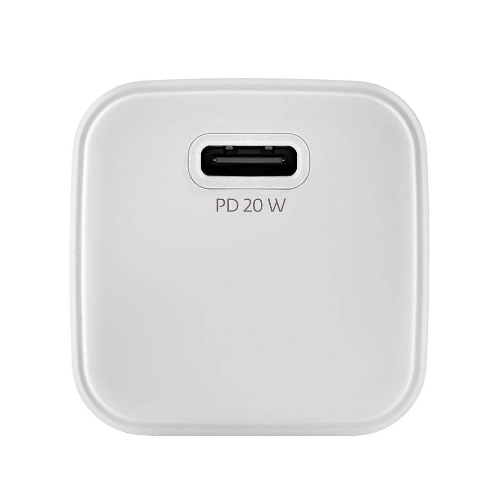 Зарядное устройство сетевое uBear Wall charger Select, 20Вт, белый— фото №1