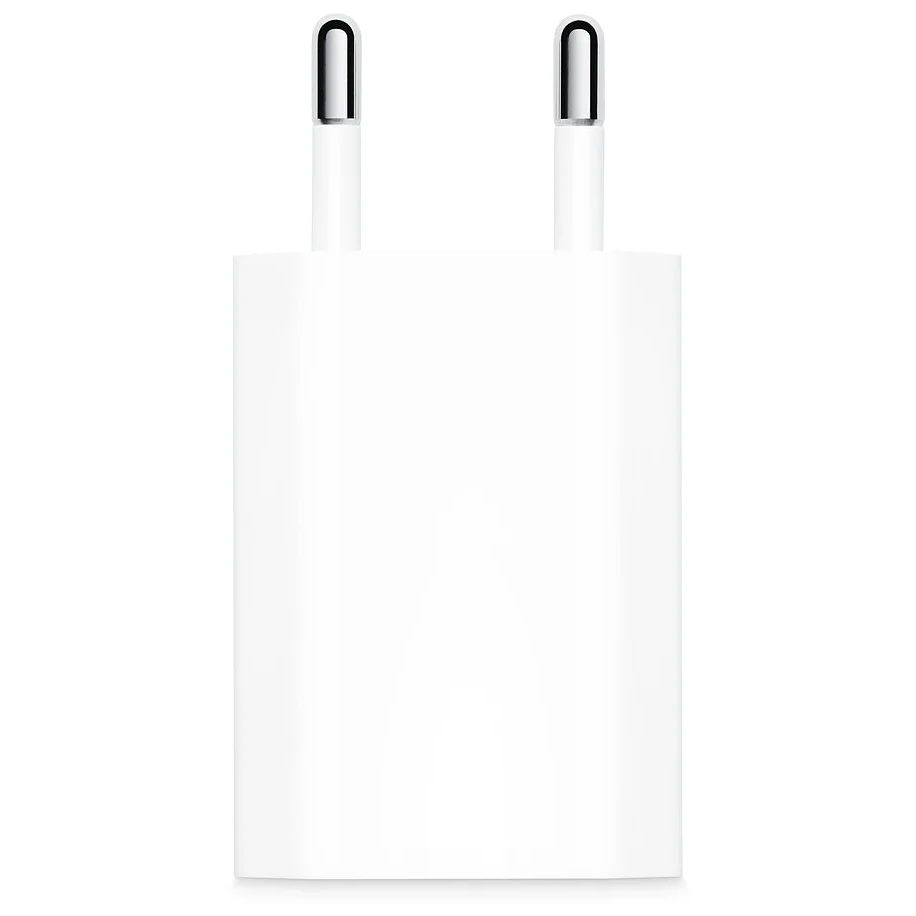 Зарядное устройство сетевое Apple USB, 5Вт, белый— фото №0