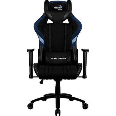 Кресло игровое Aerocool AERO 1 Alpha, черный+синий