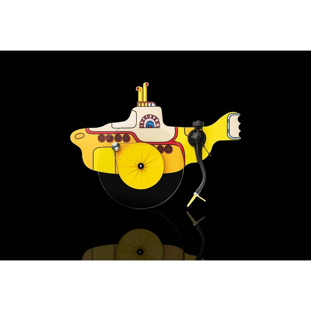 Виниловый проигрыватель PRO-JECT The Beatles Yellow Submarine, желтый— фото №8
