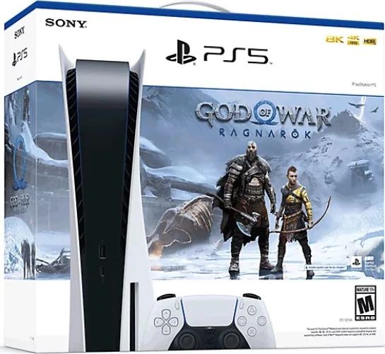 Игровая консоль Sony PlayStation 5 Digital + God of war Ragnarok— фото №0