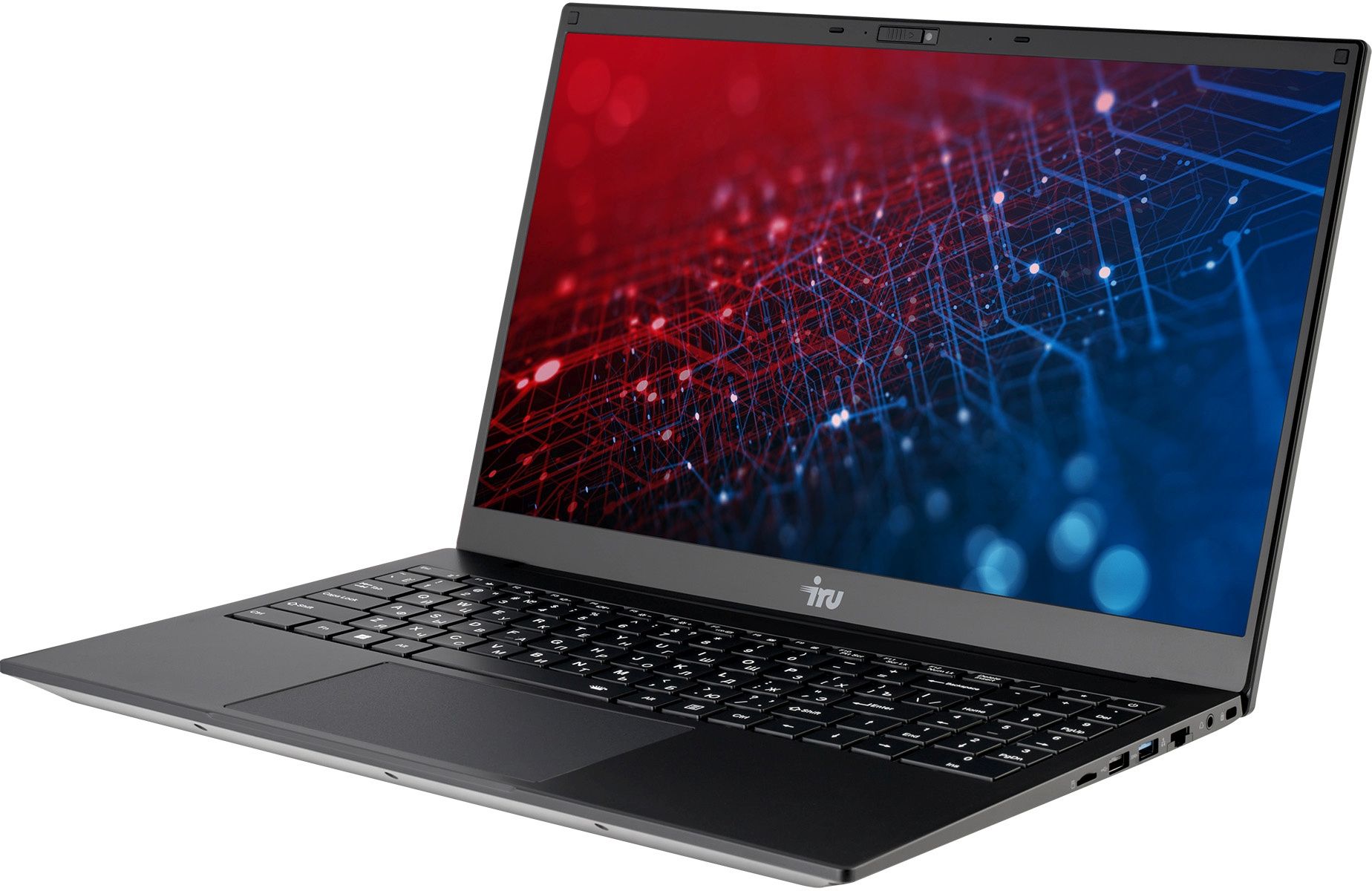 Ноутбук IRU Калибр 15TLI 15.6″/Core i5/8/SSD 256/Iris Xe Graphics/FreeDOS/черный— фото №3