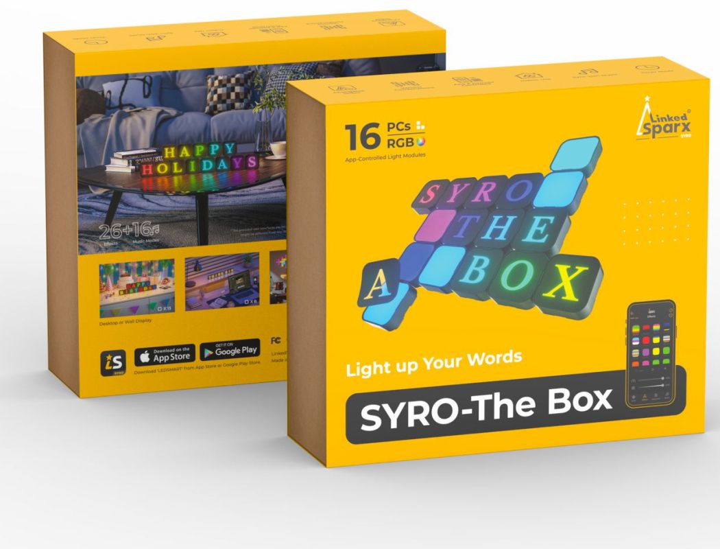 Светодиодная панель Syro RGB Holiday Kit (16 шт)— фото №1
