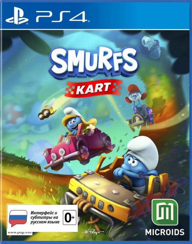 Игра PS4 Smurfs Kart, Стандартное издание— фото №0
