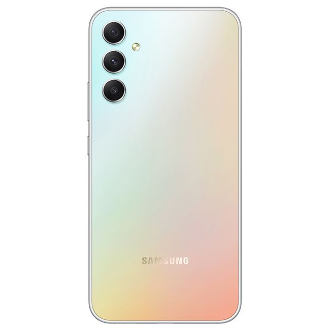 Смартфон Samsung Galaxy A34 5G 256Gb, серебристый (РСТ)— фото №2