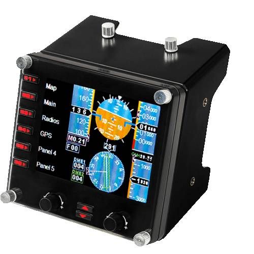 Панель радиоприборов Logitech G Saitek Pro Flight Instrument Panel, черный— фото №0