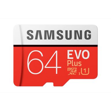 Карта памяти microSDXC Samsung EVOPlus, 64GB