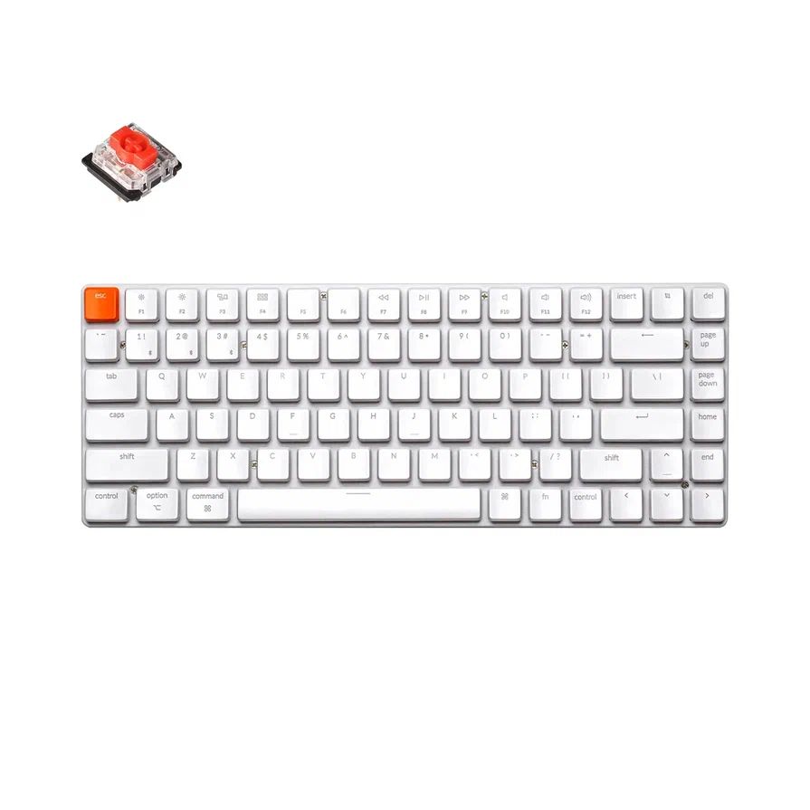 Клавиатура Keychron K3, Gateron Red Switch, белый— фото №2