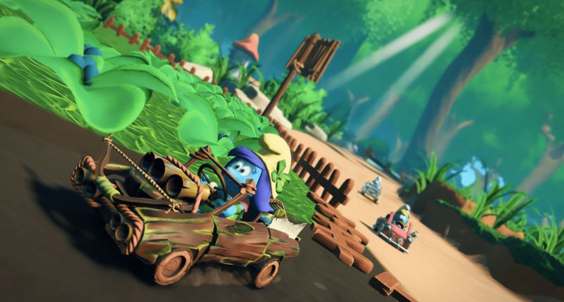 Игра PS4 Smurfs Kart, Стандартное издание— фото №2