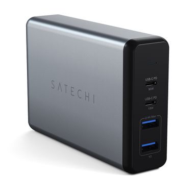 Адаптер сетевой Satechi Pro USB-C PD Desktop Charger,108Вт, серый космос