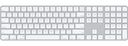 Клавиатура Apple Magic Keyboard с Touch ID и цифровой панелью, серебристый+белый— фото №0
